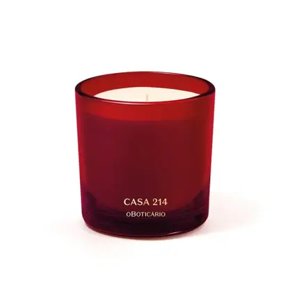 Vela Perfumada Casa 214 Gardênia Imperial 170g - Bem Estar e Saúde