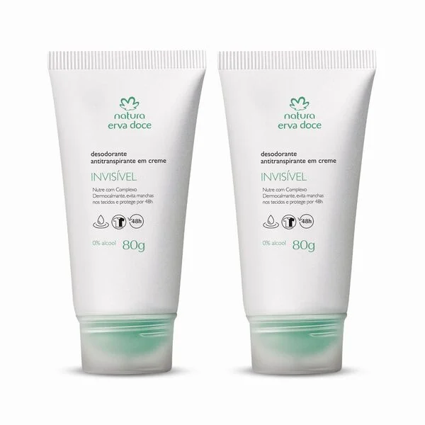 Desodorante Antitranspirante em Creme Erva Doce