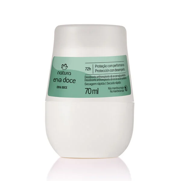 Desodorante Antitranspirante Roll-on Erva Doce