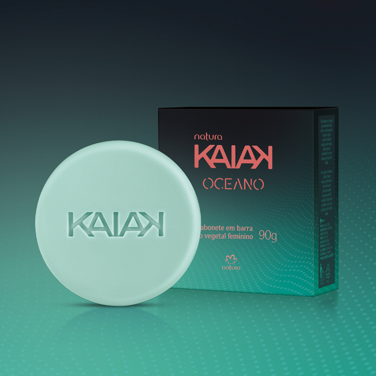 Sabonete em Barra Puro Vegetal Kaiak Oceano Feminino