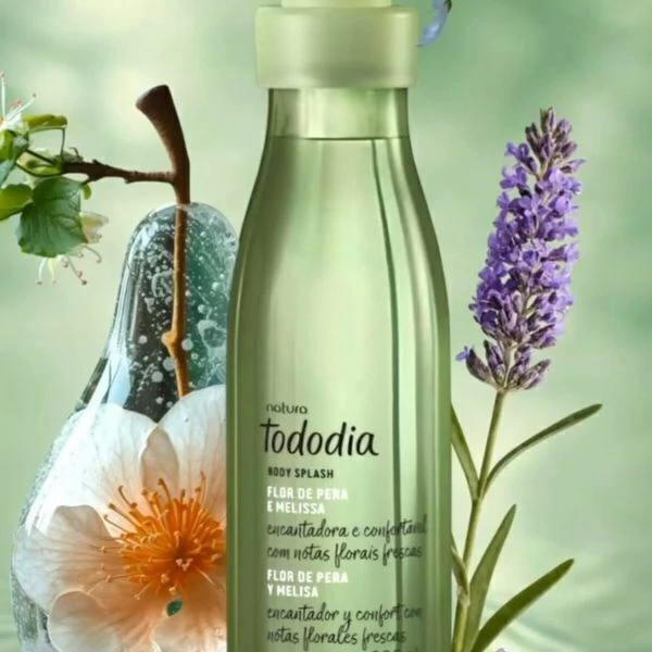 Body Splash Natura Tododia Flor de Pera e Melissa 200ml